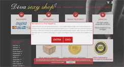 Desktop Screenshot of divasexyshop.com